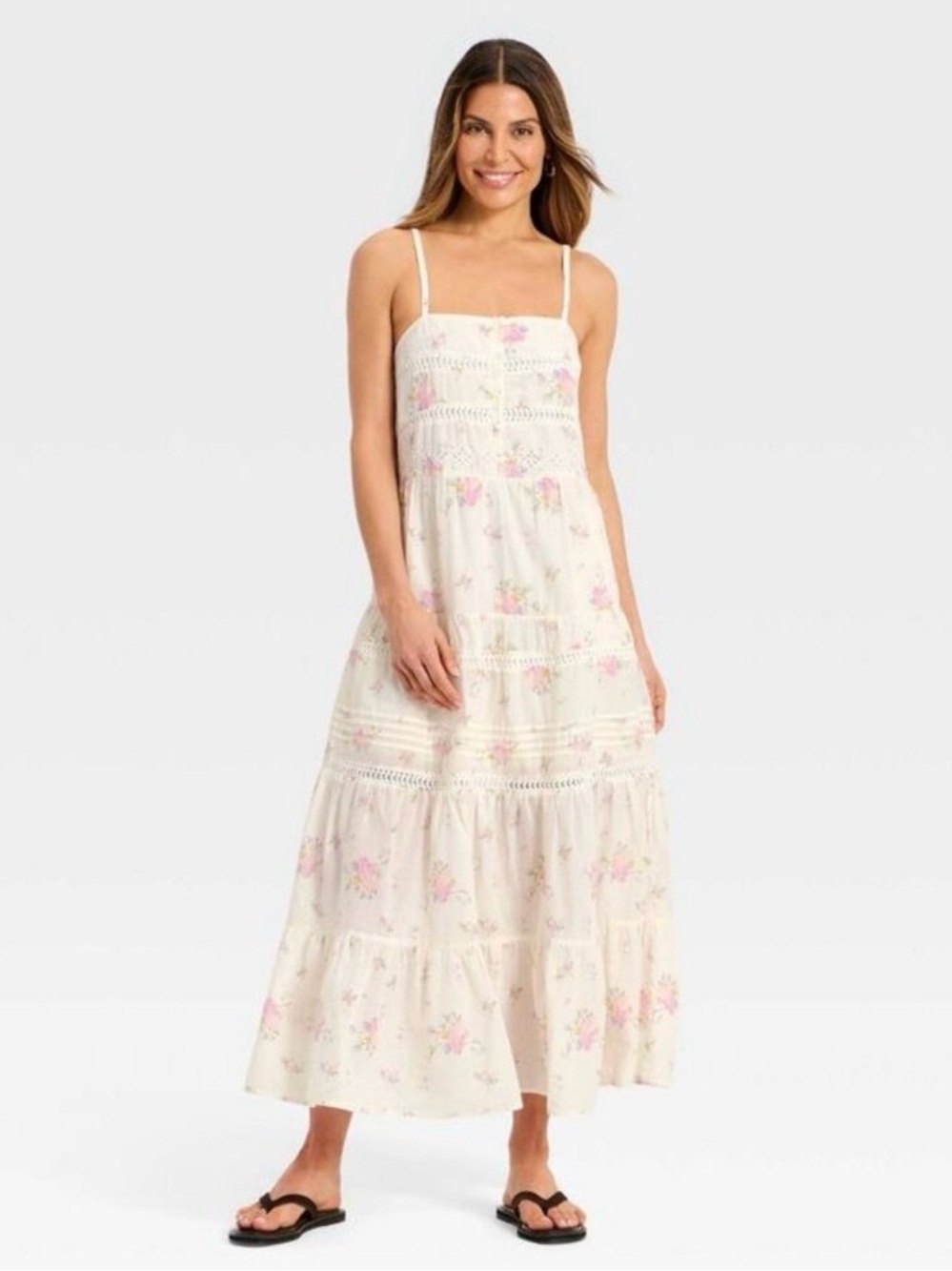 Universal Thread
Women's Lace Maxi A-Line Dress - Universal Thread Cream Floral